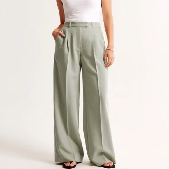Final price ✨NWOT Abercrombie &fitch harper tailored pants - Picture 2 of 6